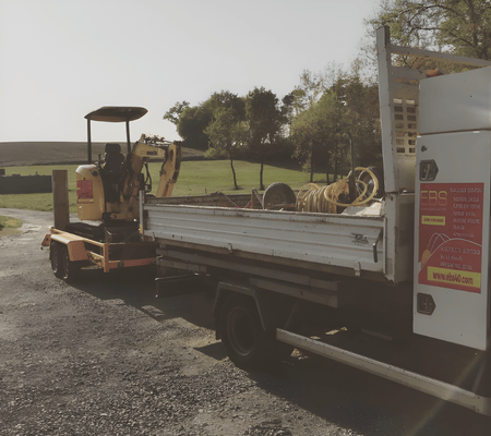 Camion EBS, entreprise de maçonnerie générale à Labenne