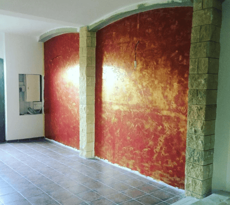 peinture intérieure réalisée à Dax