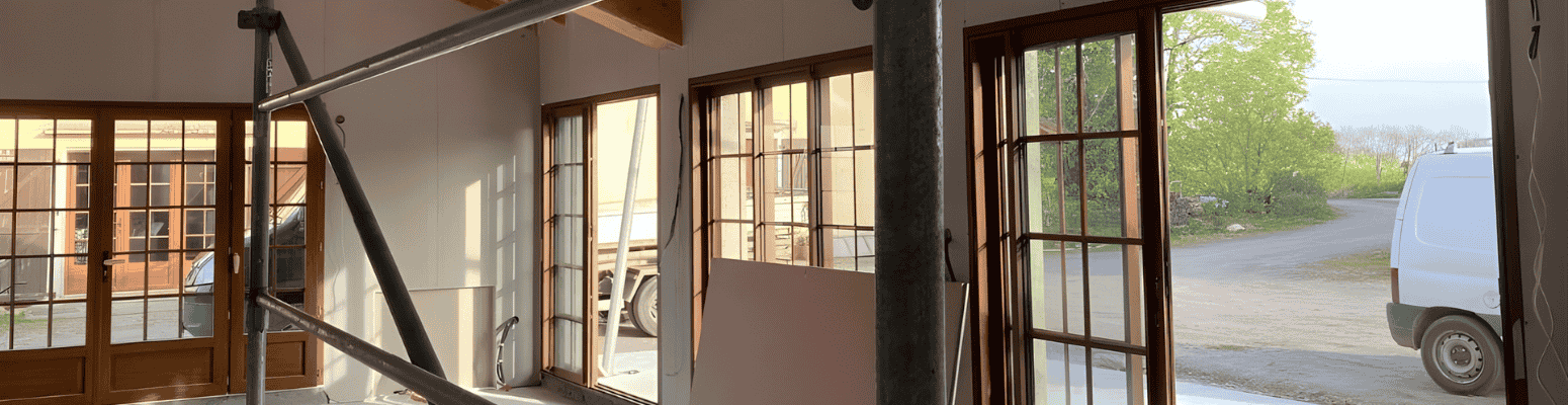 Chantier de plaquiste à Labenne